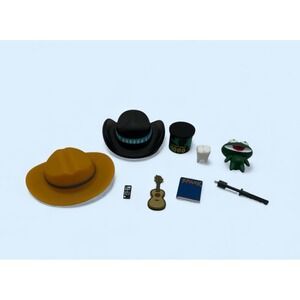 SOUTH PARK ACCESSORIES LOT HATS SPANK BOOK WEIGHT GAIN 4000 FOR FIGURES